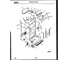 White-Westinghouse WRT22QRBD0 cabinet parts diagram