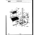White-Westinghouse WRT24QRBW0 system and automatic defrost parts diagram
