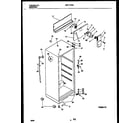 White-Westinghouse WRT17DRAD0 cabinet parts diagram