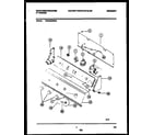 White-Westinghouse WWX645RBD0 console and control parts diagram