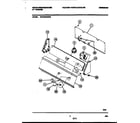 White-Westinghouse WWX223RBW0 console and control parts diagram
