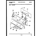 White-Westinghouse WWX433RBD0 console and control parts diagram