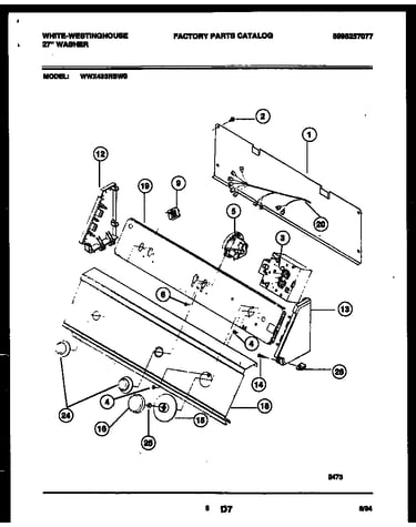 Console and control parts