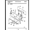 White-Westinghouse WWX233RBS0 console and control parts diagram