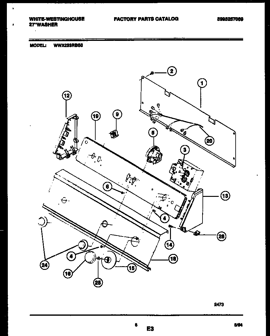 Console and control parts