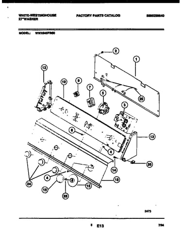 Console and control parts
