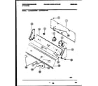 White-Westinghouse WWX233YBD0 console and control parts diagram