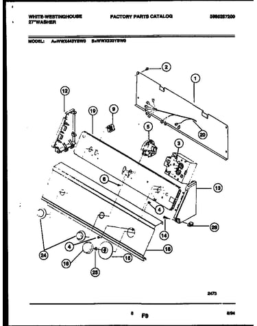 Console and control parts
