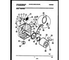 White-Westinghouse WDE547PBS0 cabinet and component parts diagram