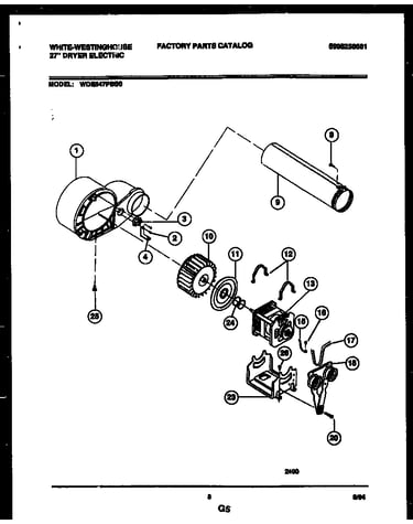 Blower and drive parts