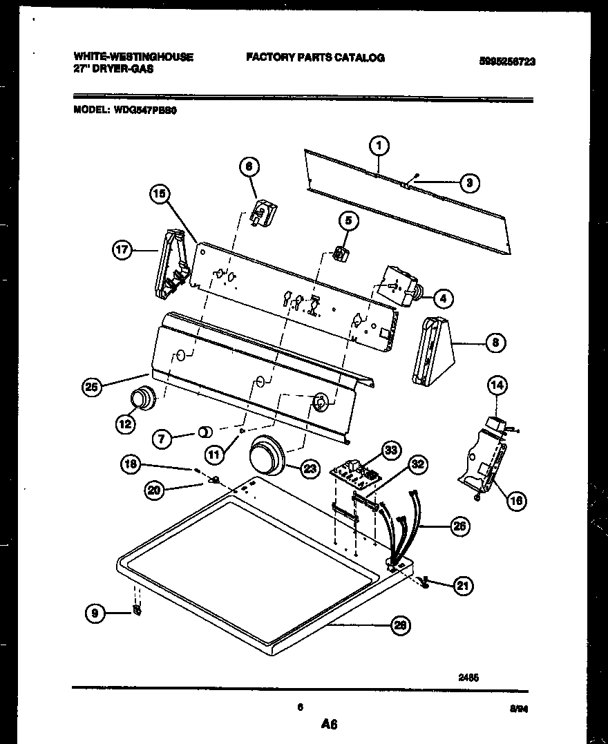 CONSOLE AND CONTROL PARTS