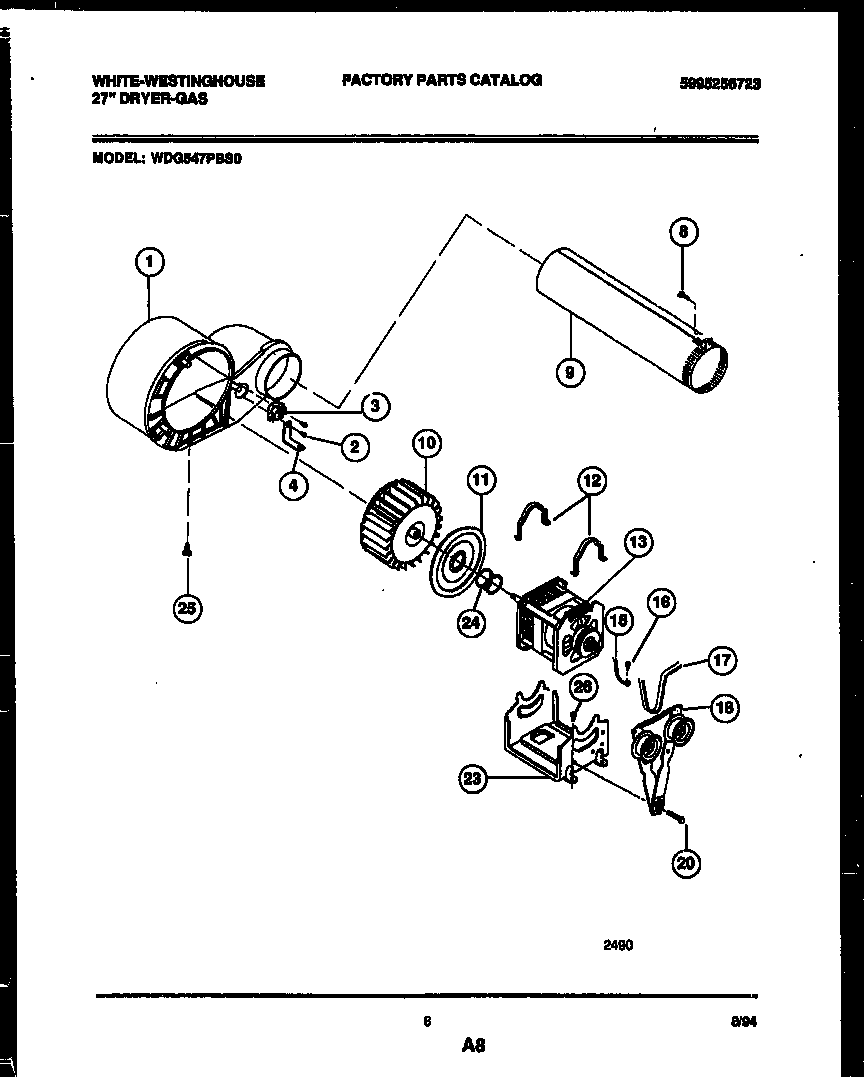 BLOWER AND DRIVE PARTS