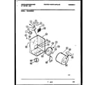 White-Westinghouse WDG336RBSD0 cabinet and component parts diagram