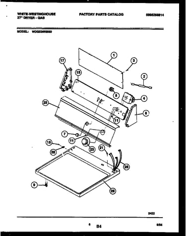 Console and control parts