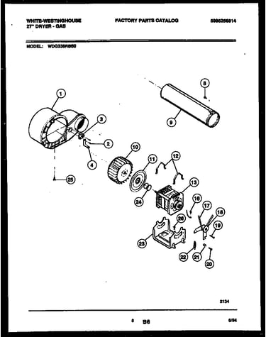 Blower and drive parts