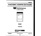 White-Westinghouse WDE336RBS0  diagram