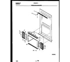 White-Westinghouse WAC052T7A1 window mounting parts diagram