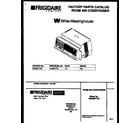 White-Westinghouse WAB067T7B1 front cover diagram