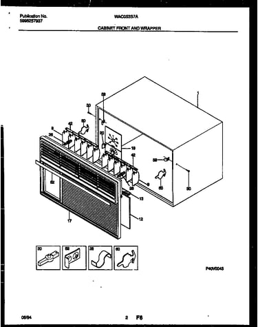 Cabinet front and wrapper