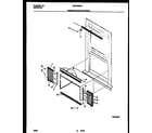 White-Westinghouse WAC053S7A4 window mounting parts diagram