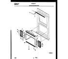 White-Westinghouse WAC056P7A2 window mounting parts diagram