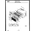 White-Westinghouse WAS226W2A1 cabinet front and wrapper diagram