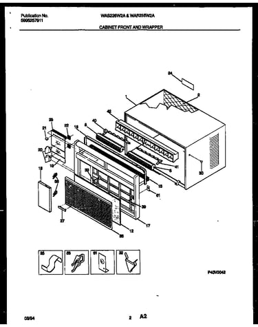 Cabinet front and wrapper