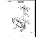 White-Westinghouse WAS226W2A1 window mounting parts diagram