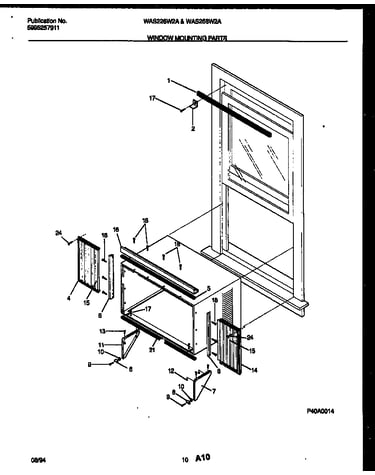 Window mounting parts