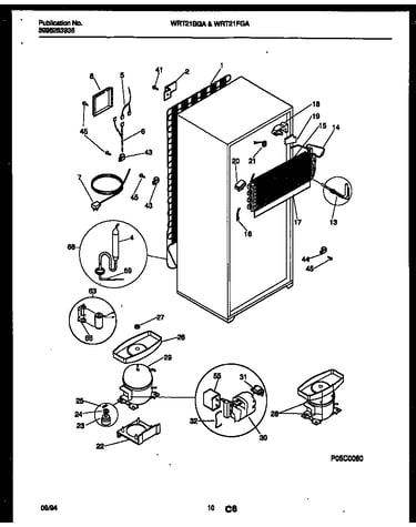 System and automatic defrost parts