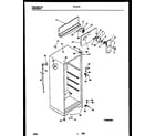 White-Westinghouse RT181TCW0 cabinet parts diagram