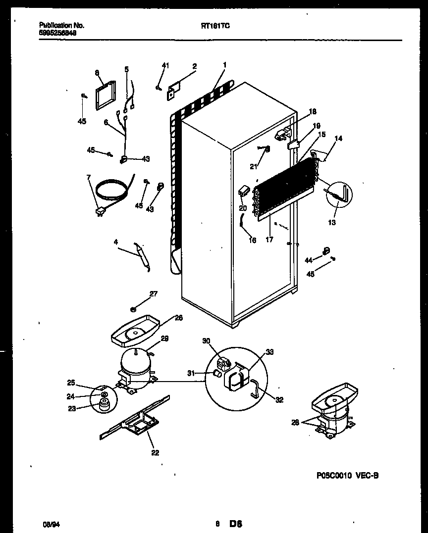 SYSTEM AND AUTOMATIC DEFROST PARTS