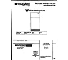 White-Westinghouse RT151TCW0 cover page diagram
