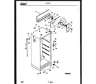 White-Westinghouse RT151TCW0 cabinet parts diagram