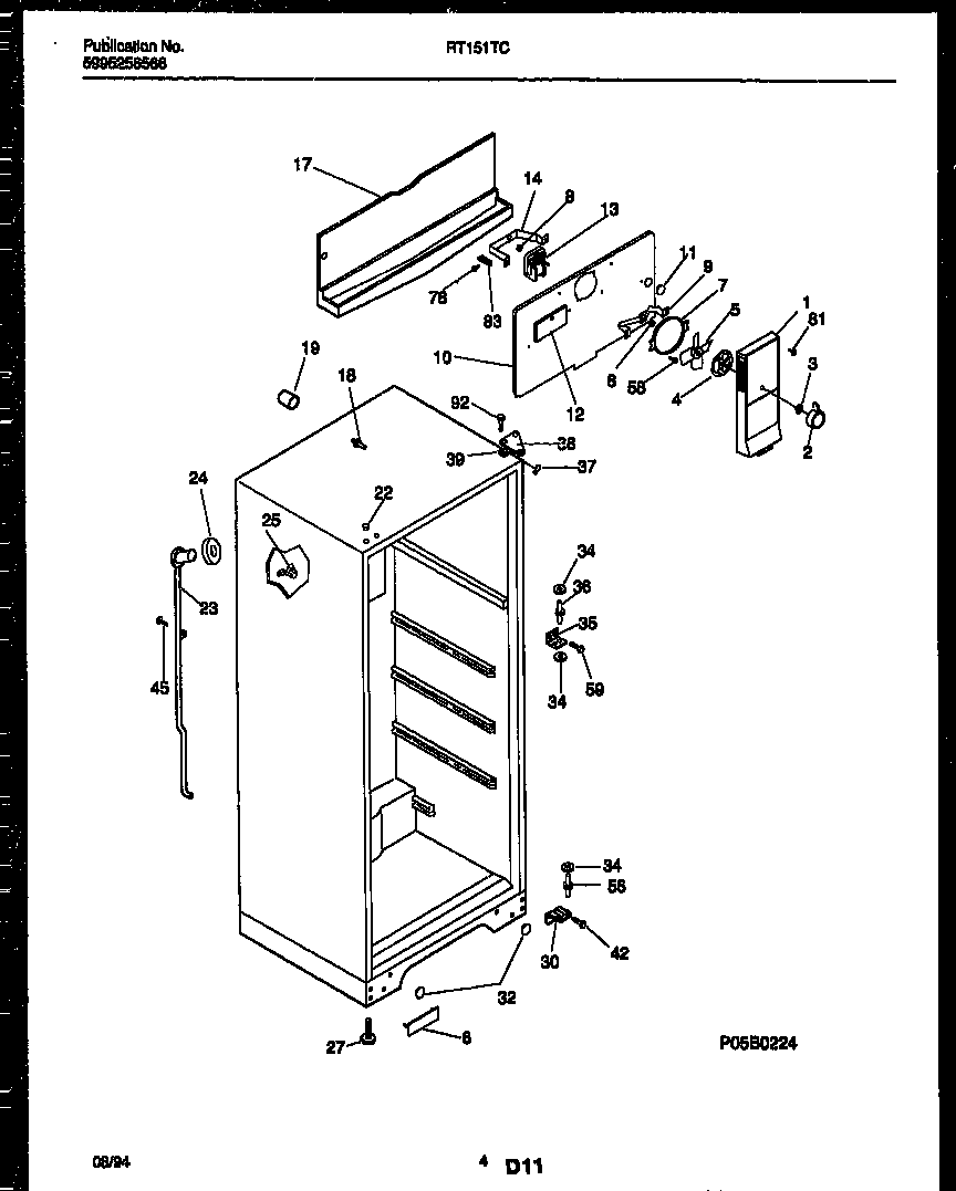Cabinet parts