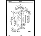 White-Westinghouse WRT21QRBW0 cabinet parts diagram