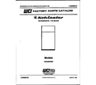 Kelvinator TSK206EN2T cover page diagram