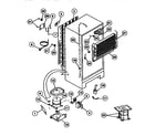 Kelvinator TSK206EN2W system and automatic defrost parts diagram
