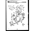 Kelvinator AWS100C1D cabinet parts diagram