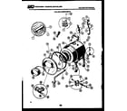 Kelvinator AWS100C1D tub and components diagram