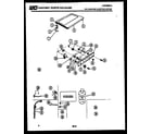 Kelvinator DES100CD1 top, controls and miscellaneous parts diagram