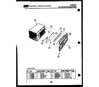 Kelvinator S208C1E cabinet parts diagram