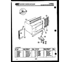 Kelvinator S208C1E cabinet parts diagram