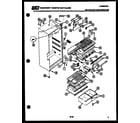 Kelvinator TPK160ZN0W cabinet parts diagram