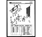 Kelvinator TPK160ZN0V system and automatic defrost parts diagram