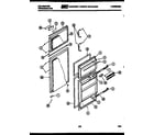 Kelvinator TMK160AN6T door parts diagram