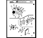 Kelvinator FSK190AN5V refrigerator control assembly, damper control assembly and f diagram
