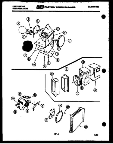 Refrigerator control assembly, damper control assembly and f