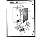 Kelvinator FSK190AN5T system and automatic defrost parts diagram