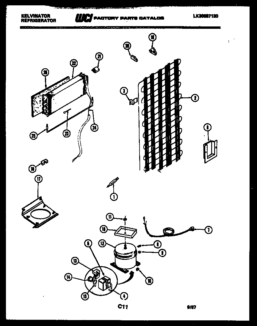 SYSTEM AND AUTOMATIC DEFROST PARTS